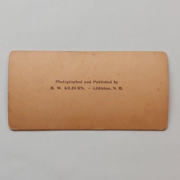 Antique Stereograph Card Niagara Falls Winter Scene Victorian Era 1898 - Picture 2 of 5